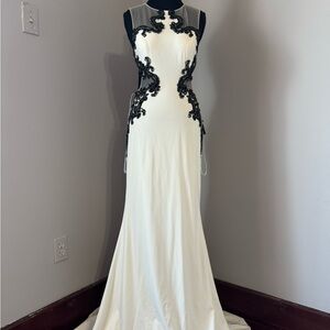 Camilla Black and White Maxi Dress